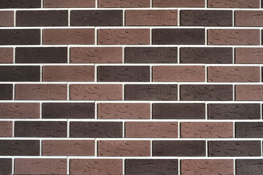 Фасадная плитка Кирисс Фасад, Трехцветный клинкерный кирпич №38 купить в Ростове-на-Дону