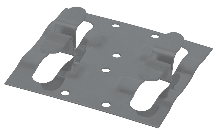 Кляймер рядный Grinder для установки наличника серого цвета. купить в Ростове-на-Дону