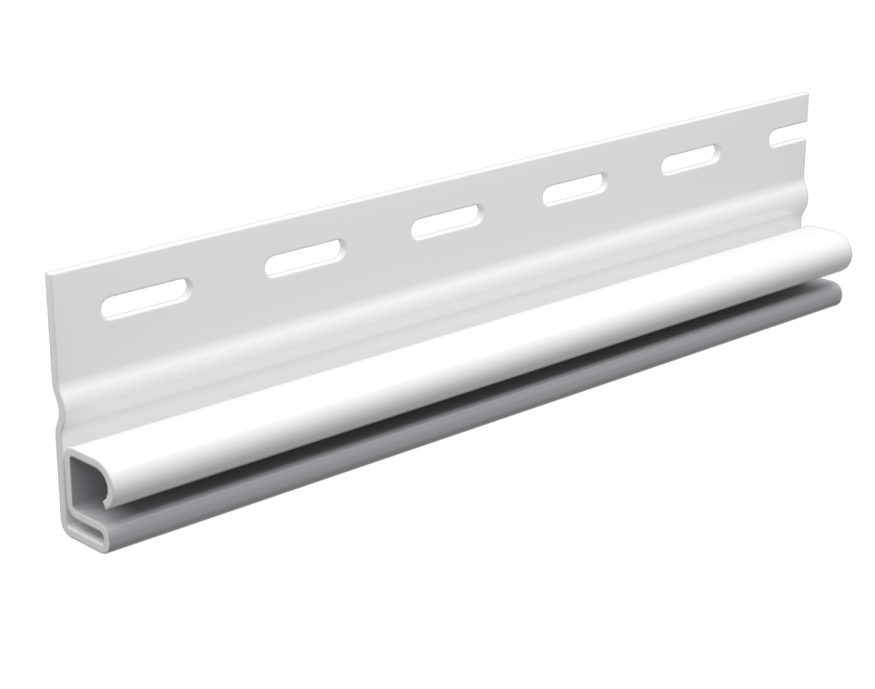 Стартовый профиль для сайдинга под камень, белый купить в Ростове-на-Дону