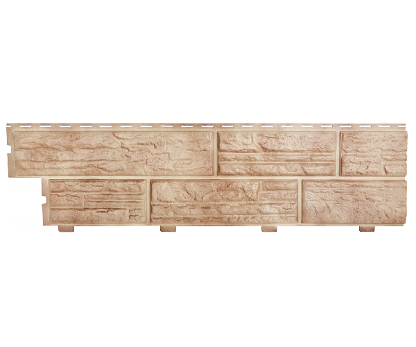 Формованный сайдинг Альта Профиль Сланцевая порода, Бежевый купить в Ростове-на-Дону