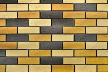 Фасадная плитка Кирисс Фасад, Трехцветный клинкерный кирпич №39