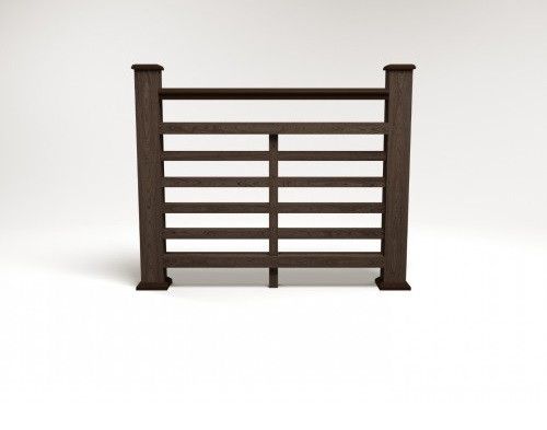 Ограждение из ДПК FG4 в цвете венге купить в Ростове-на-Дону