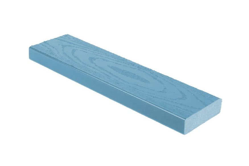 Лавочный брус ДПК АЙ-ТЕХПЛАСТ синего цвета купить в Ростове-на-Дону