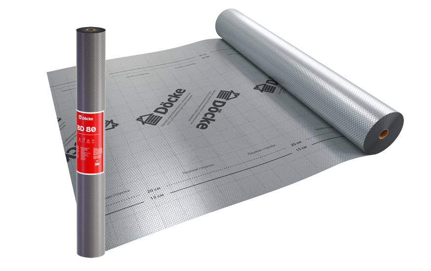Пароизоляционная пленка BD 80 повышенной прочности Docke купить в Ростове-на-Дону