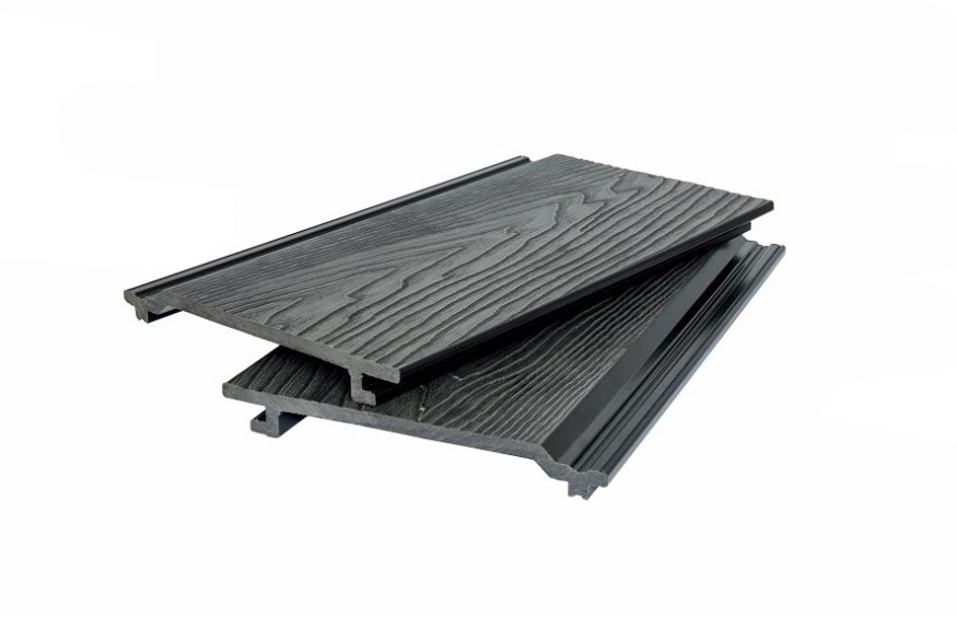 Фасадная доска POLIVAN GROUP с 3D текстурой дерева DENPASAR, цвет черный. купить в Ростове-на-Дону