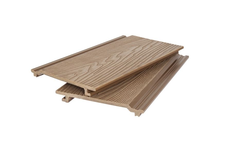 Фасадная доска POLIVAN GROUP 3D текстура дерева DENPASAR песчаного цвета купить в Ростове-на-Дону