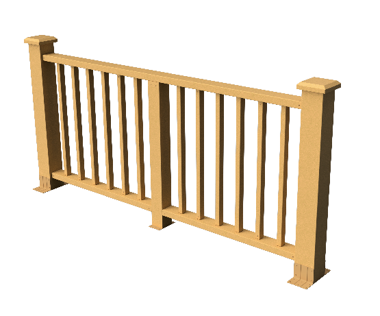 Декоративное ограждение из ДПК GRINDERDECO Альма в цвете песчаник купить в Ростове-на-Дону