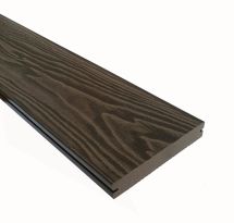 Террасная доска ДПК Terrapol Смарт 3D (полнотелая с пазом) Венге Соренто