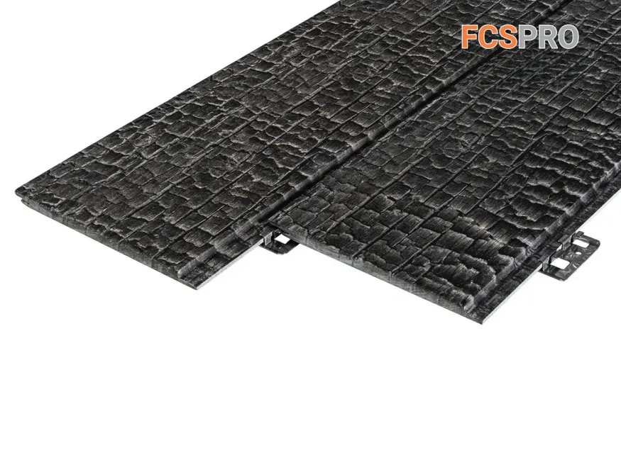 Фиброцементная панель FCSPRO Decor Wood Click Угольное купить в Ростове-на-Дону