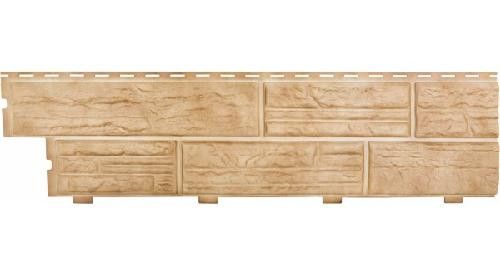 Формованный сайдинг Альта Профиль Сланцевая порода, Слоновая кость купить в Ростове-на-Дону