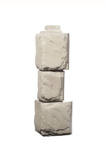 Угол Фасадного Сайдинга Серия «Крупный Камень» Песчаный купить в Ростове-на-Дону