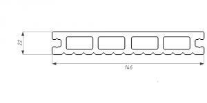 Террасная доска WOODVEX Select из ДПК Вуд купить в Ростове-на-Дону