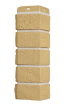 Угол наружный Grand Line, Состаренный кирпич Design Plus, Ваниль (Белый шов)