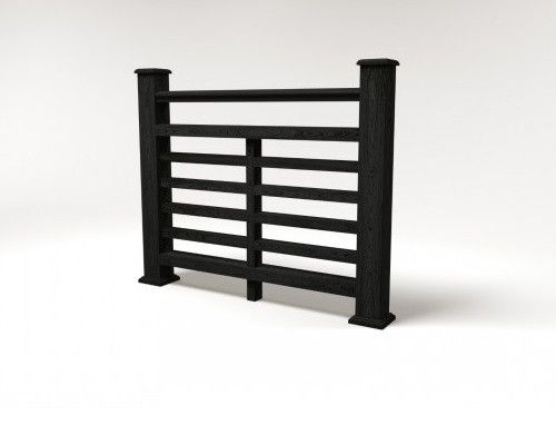 Ограждение из древесно-полимерного композита FG4 кварцевого цвета купить в Ростове-на-Дону