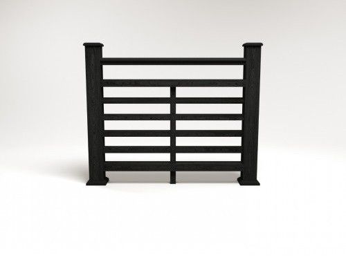 Ограждение из древесно-полимерного композита FG4 кварцевого цвета купить в Ростове-на-Дону