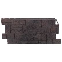 Фасадная панель FineBer Дикий камень, Коричневый