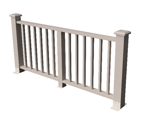 Декоративное ограждение ДПК GRINDERDECO Альма в цвете выбеленый дуб купить в Ростове-на-Дону