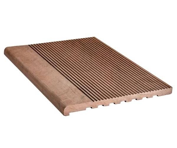 Ступень из ДПК Dortmax, цвет кофе купить в Ростове-на-Дону