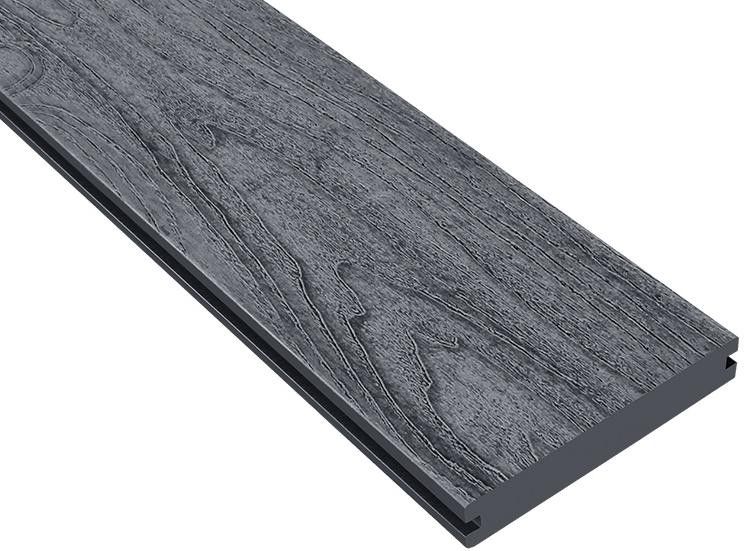 Террасная доска ДПК Outdoor 3D полная NEVADA/CALIFORNIA черного цвета. купить в Ростове-на-Дону