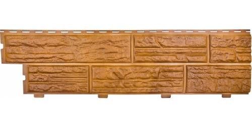 Формованный сайдинг Альта Профиль Сланцевая порода, Золотистый купить в Ростове-на-Дону