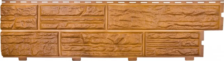 Формованный сайдинг Альта Профиль Сланцевая порода, Золотистый купить в Ростове-на-Дону