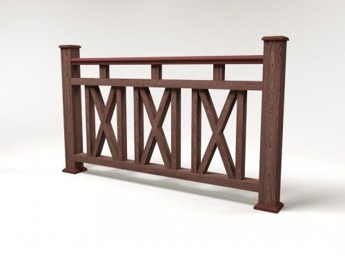 Ограждение из ДПК FG3 коричневое купить в Ростове-на-Дону