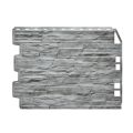 Фасадная панель Fineber, Скол 3D, Светло-серый цвет купить в Ростове-на-Дону