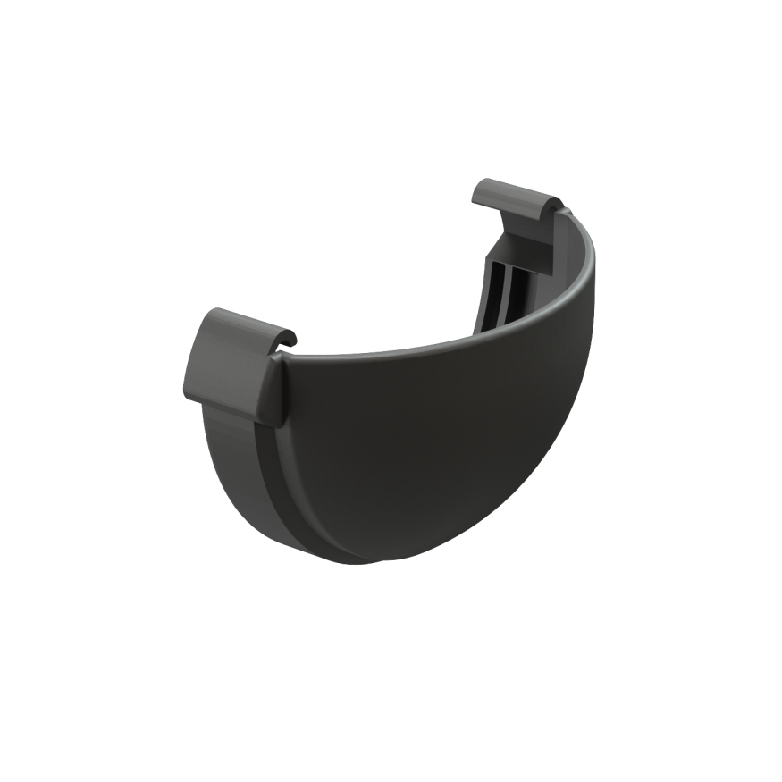 Заглушка желоба Docke Lux, Графит купить в Ростове-на-Дону