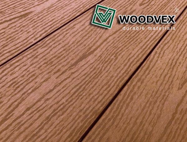 Террасная доска WOODVEX Select из ДПК в цвете Терракота купить в Ростове-на-Дону