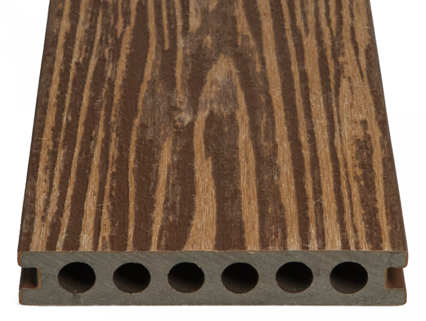 Террасная доска из ДПК CM Decking, Zebrano, Коричневый купить в Ростове-на-Дону