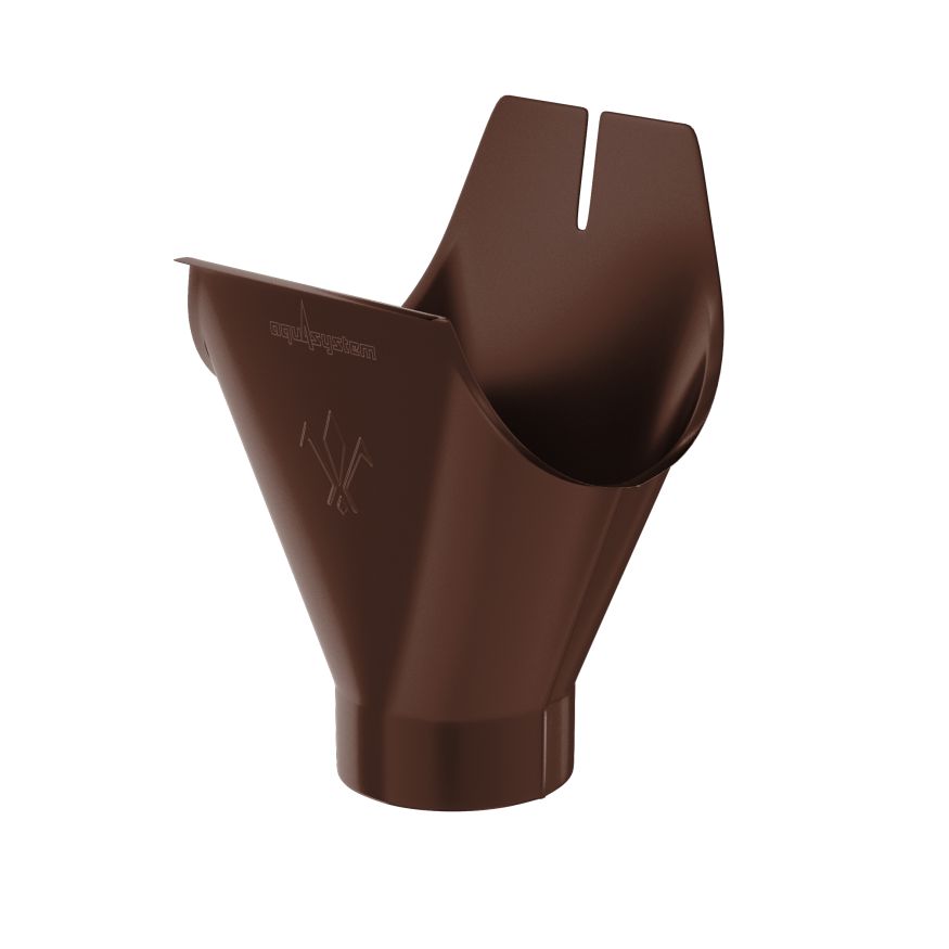 Воронка желоба Aquasystem, RAL 8017 Коричневый 150/100 купить в Ростове-на-Дону