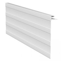 J-фаска для сайдинга, белая, карнизная планка ветровая