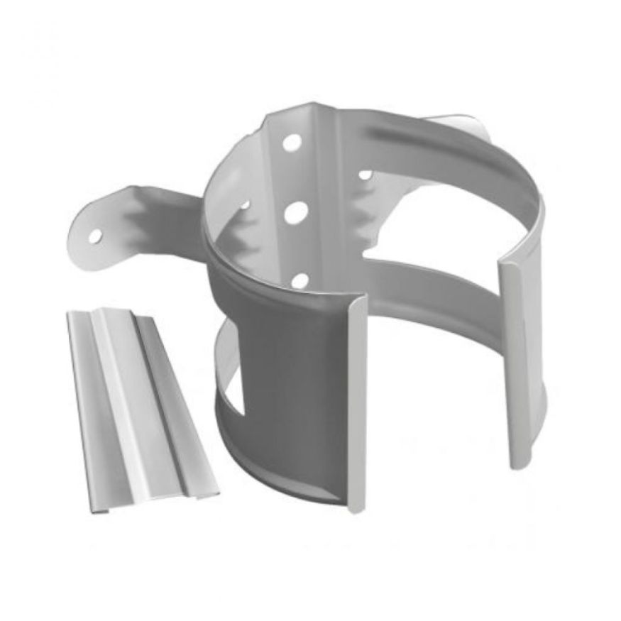 Кронштейн для трубы на деревянной основе, Grand Line, Белый (RAL 9003) купить в Ростове-на-Дону