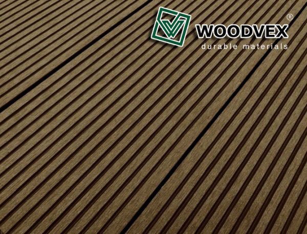 Террасная доска из ДПК WOODVEX Select в цвете Венге купить в Ростове-на-Дону