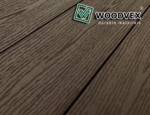 Террасная доска из ДПК WOODVEX Select в цвете Венге