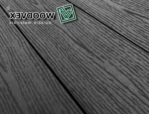 Террасная доска WOODVEX Select из ДПК в цвете Графит купить в Ростове-на-Дону
