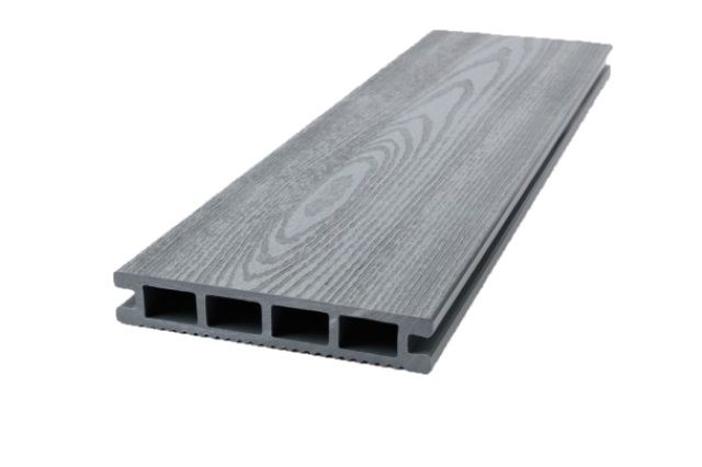 Террасная доска Экодекинг Титан, Серый купить в Ростове-на-Дону